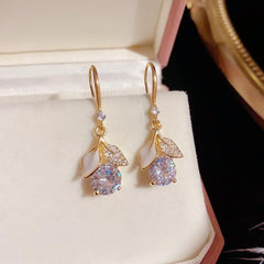 Cherry Earrings Female Versatile Gift