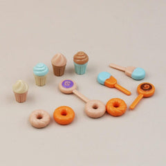 Home Simulation Mini Dessert Car Lollipop Donut Trafficking Car Model Ornament
