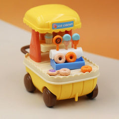 Home Simulation Mini Dessert Car Lollipop Donut Trafficking Car Model Ornament