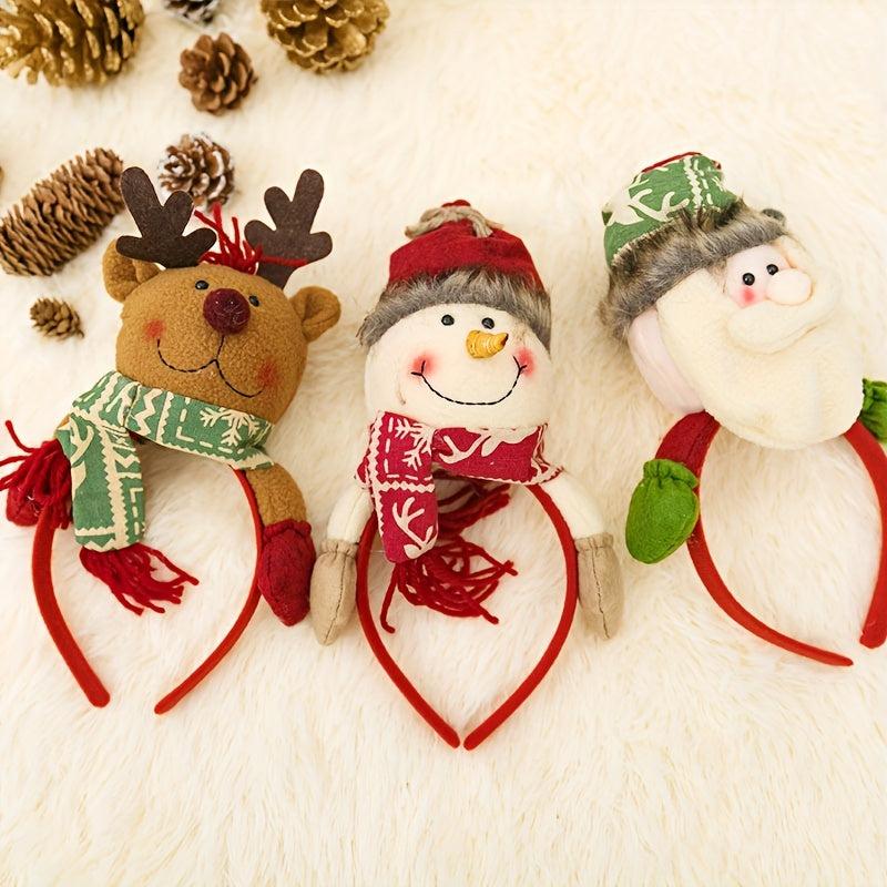 Christmas Headbands For Kids & Seniors Hair Accessories Antlers Headbands