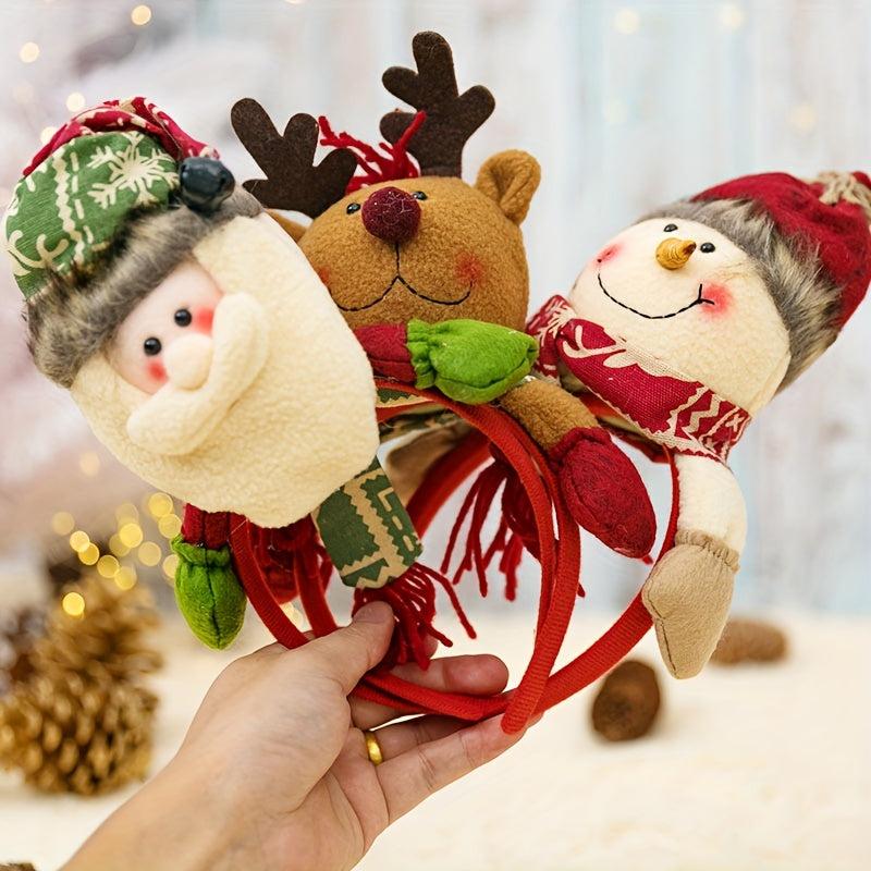 Christmas Headbands For Kids & Seniors Hair Accessories Antlers Headbands