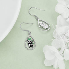 Panda Water Drop Earrings for Women Girls Birthday