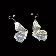 Acrylic Butterfly Wing Earrings Studs Gift Women Girlfriend