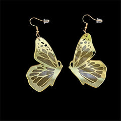 Acrylic Butterfly Wing Earrings Studs Gift Women Girlfriend