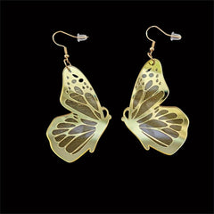 Acrylic Butterfly Wing Earrings Studs Gift Women Girlfriend