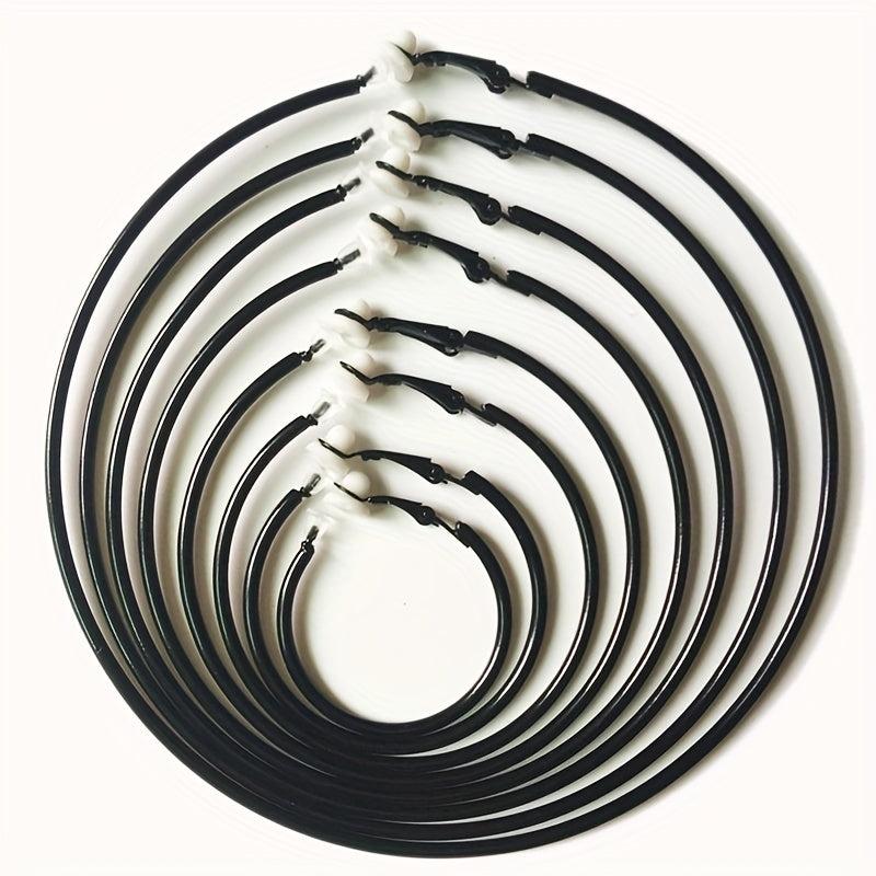 Harajuku Style Big Circle Earrings DJ Nightclub Ear Clip