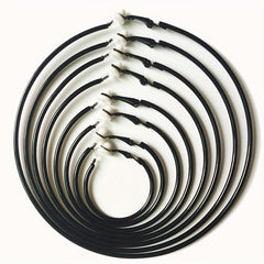 Harajuku Style Big Circle Earrings DJ Nightclub Ear Clip
