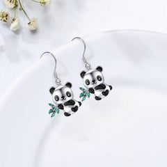 Panda Small Animal Earrings Kids Birthday Holiday Gift