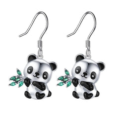 Panda Small Animal Earrings Kids Birthday Holiday Gift