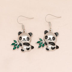 Panda Small Animal Earrings Kids Birthday Holiday Gift