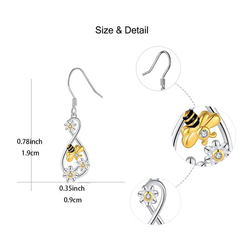 Daisy Bee Earrings Perfect Birthday & Christmas Gift