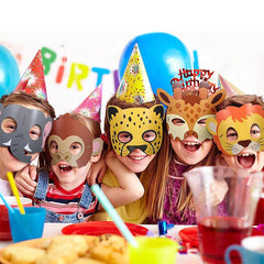 16 Pcs Ocean Animals Masks Costume Party Supplies