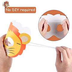 16 Pcs Ocean Animals Masks Costume Party Supplies