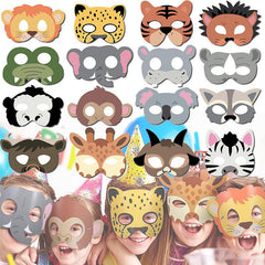 16 Pcs Ocean Animals Masks Costume Party Supplies