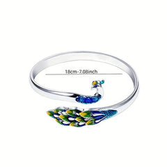 Lady Jewelry Sterling Silver&peacock Bracelet