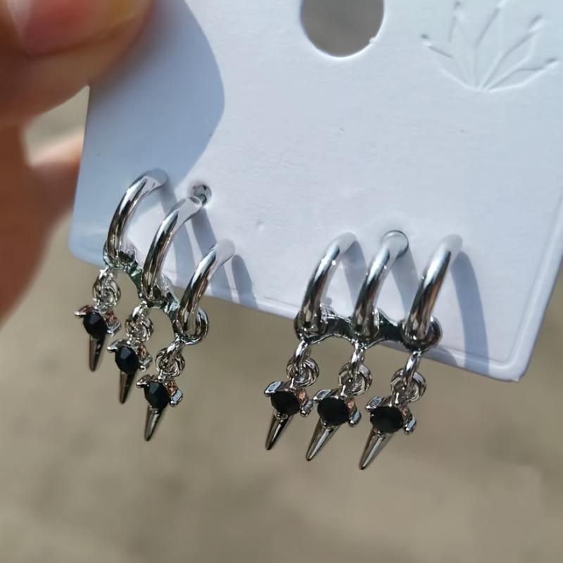 Three layer Star Stud Earrings for Girls