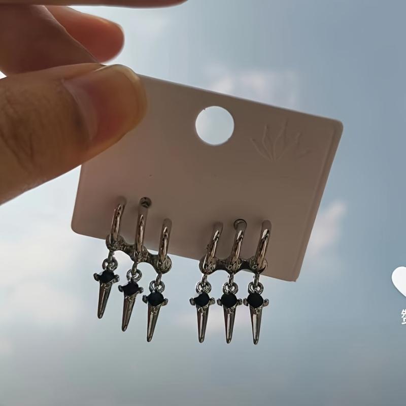 Three layer Star Stud Earrings for Girls