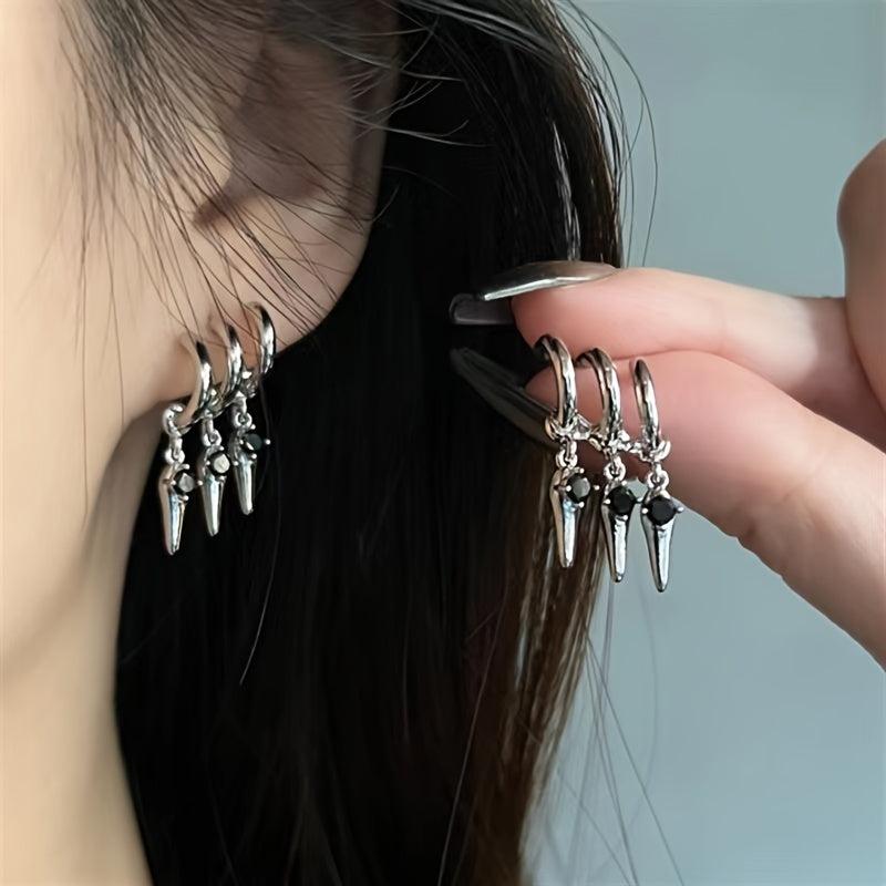 Three layer Star Stud Earrings for Girls