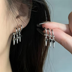 Three layer Star Stud Earrings for Girls