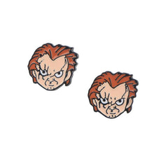 Halloween Horror Movie Earrings Cartoon Stainless Steel Stud Earrings