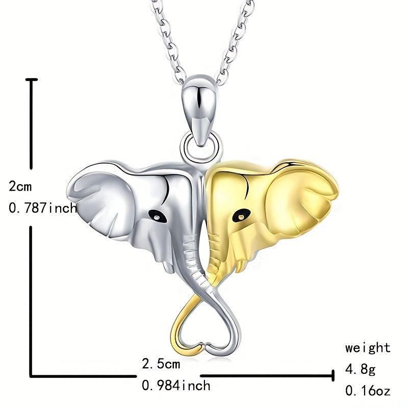 Elephant Necklace Gift For Wife Lover Girlfriend Jewelry