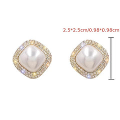 Red Stud Earrings Female Light Style Sense Niche Temperament Earrings