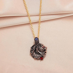 Vintage Lion Dragon Pendant Necklace Hip Hop Metal Rock Punk Jewelry