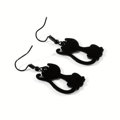 Cheshire Cat Earrings Cartoon Drop Earring Christmas