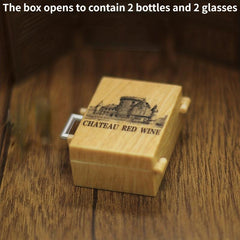 Toy House Accessories Food Play Children's Play House Toys Red Wine Box Set