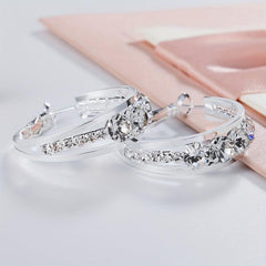 Circle Earrings & Ear Cuffs Set - Party Jewelry Gift