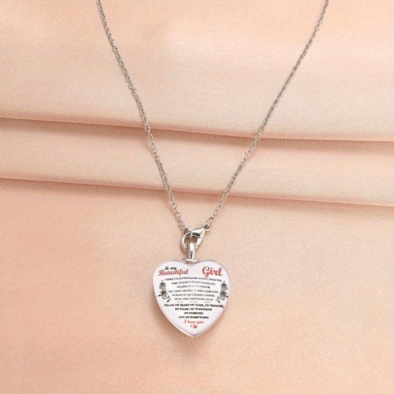Crystal Pendant Alphabet Necklace English Birthday Gift