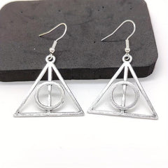 Cartoon Metal Triangle Earrings - Boys & Girls