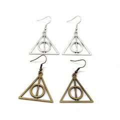 Cartoon Metal Triangle Earrings - Boys & Girls