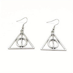 Cartoon Metal Triangle Earrings - Boys & Girls