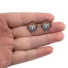 Halloween Horror Movie Earrings Stainless Steel Stud Earrings