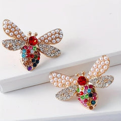 Small Bee Stud Earrings Party Wedding Jewelry