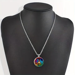 Round Crystal Bead Pendant Necklace Birthday Wedding Gift