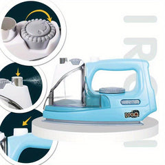 Kids Kitchen Pretend Play Set with Coffee Maker, Blender, Mixer, Toaster