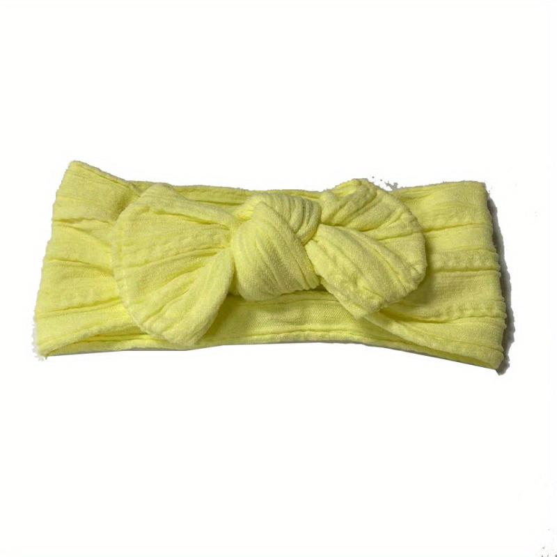 6 Baby Headband Set Soft Nylon Bow No Skin Irritation