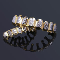 8 Tooth Top & Bottom Grills - Stylish Accessory for Men & Women