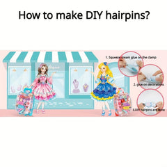 Princess Luggage & Hair Accessories Set with Jewelry Box