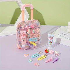 Princess Luggage & Hair Accessories Set with Jewelry Box