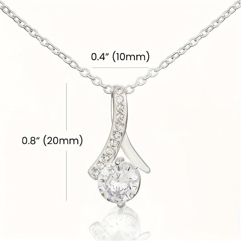 Creative Necklace & Message Card For Mom, Thoughtful Mother's Gift