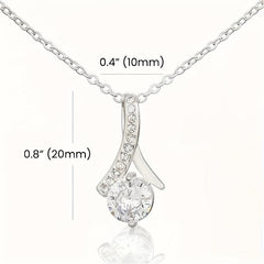 Creative Necklace & Message Card For Mom, Thoughtful Mother's Gift