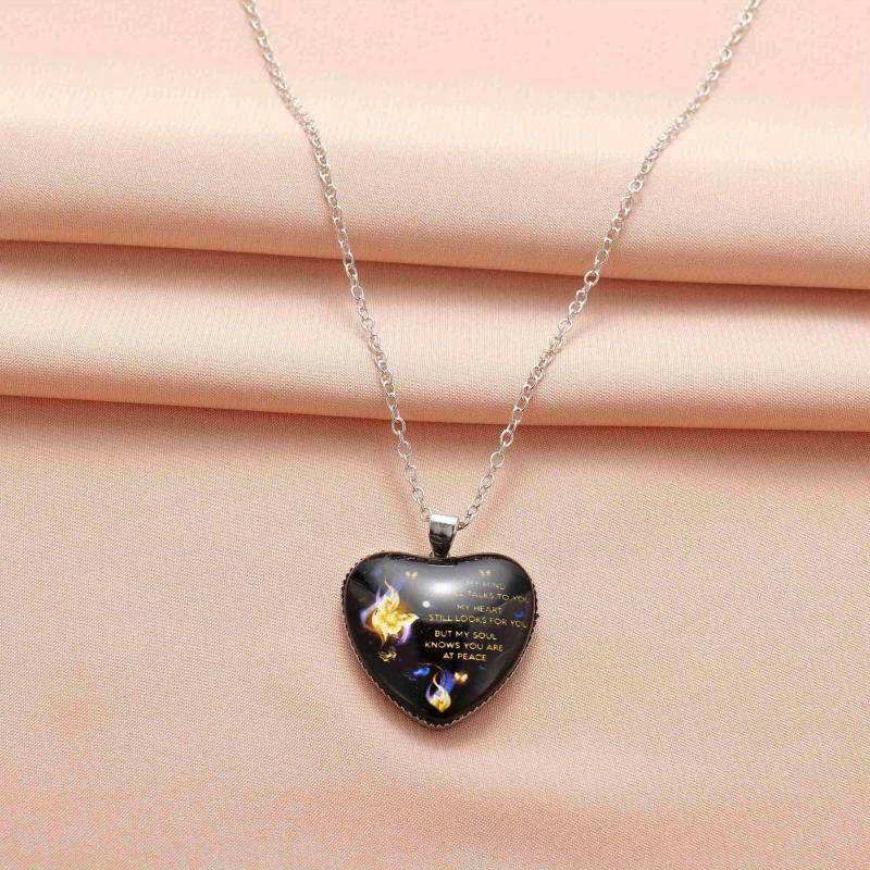 Heart Pendant Necklace Birthday Gift For Boyfriend And Girlfriend