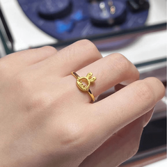 Adjustable Rabbit Ring Female Sweet And Ring