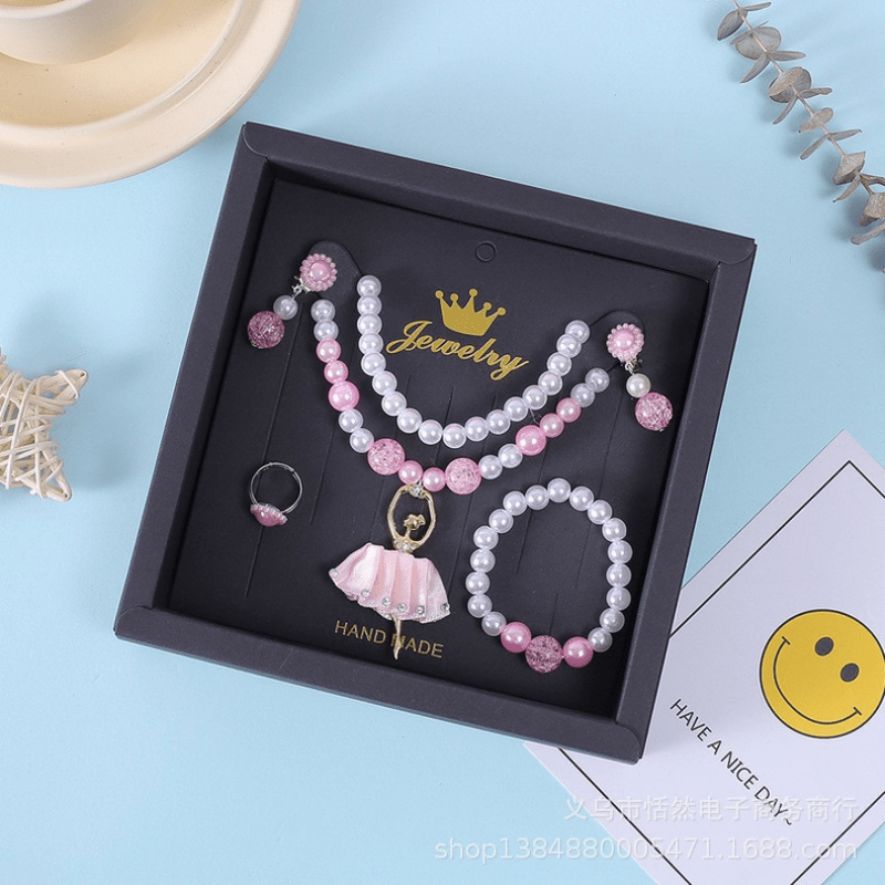 Children's Ballet Girl Jewelry Set Princess Series Girls Gift