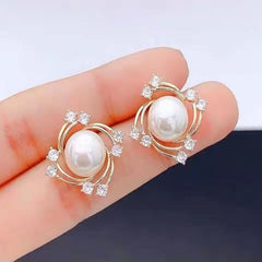 Pearl Earrings Women Girls Gift