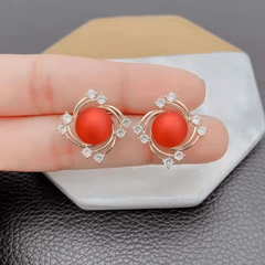Pearl Earrings Women Girls Gift