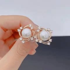Pearl Earrings Women Girls Gift